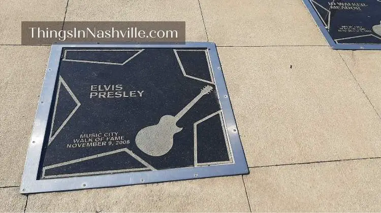 Nashville Walk of Fame Elvis