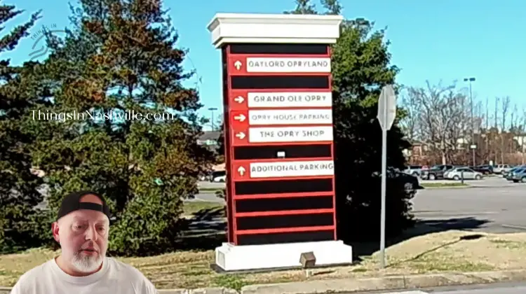 Opryland Hotel direction sign